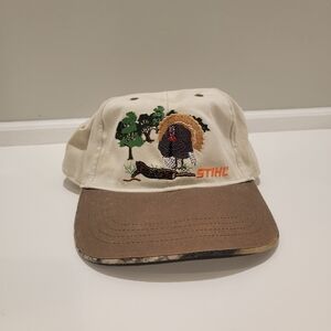 Vintage STIHL Turkey Embroidered Snapback Hat Collection